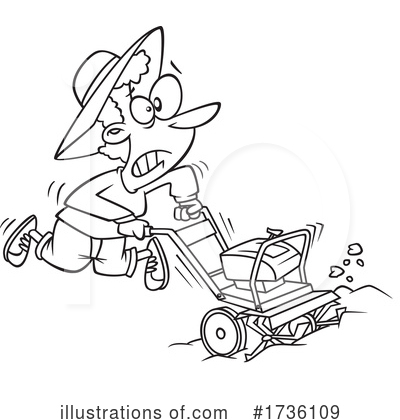 Rototiller Clipart #1736109 by toonaday