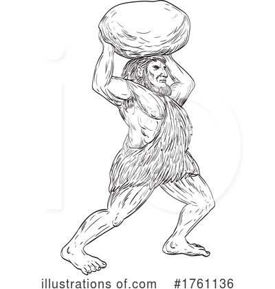 Neanderthal Clipart #1761136 by patrimonio