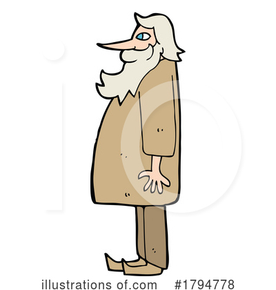 Senior Man Clipart #1794778 by lineartestpilot