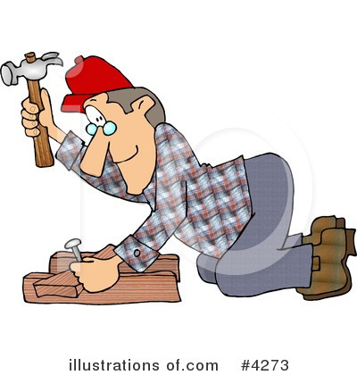 Repair Man Clipart #4273 by djart