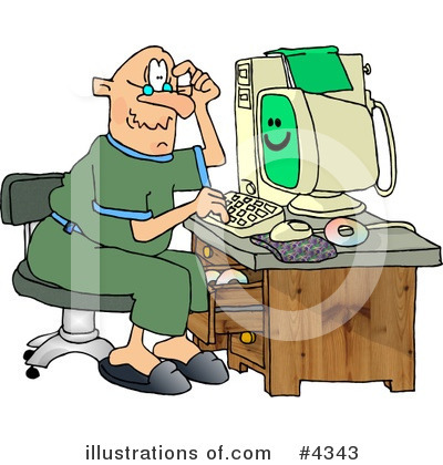 Old People Clipart #4343 by djart
