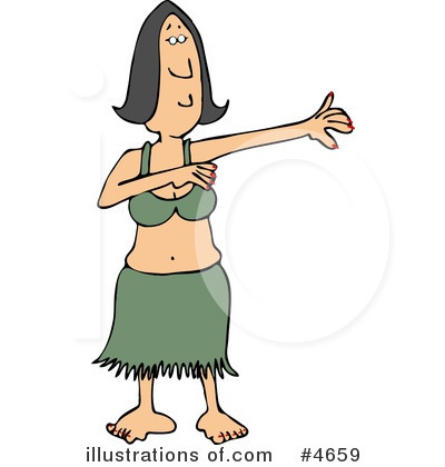 Hula Dancer Clipart #4659 by djart