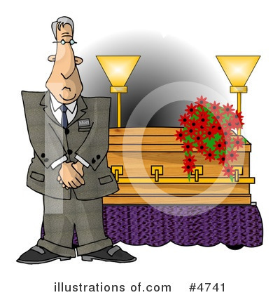 Coffin Clipart #4741 by Dennis Cox
