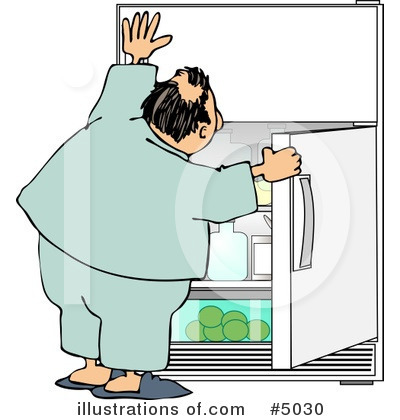 Refrigerator Clipart #5030 by djart
