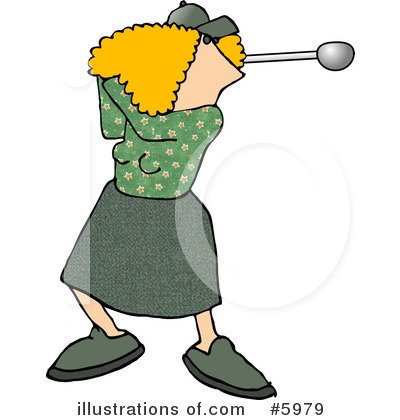 Golfing Clipart #5979 by djart