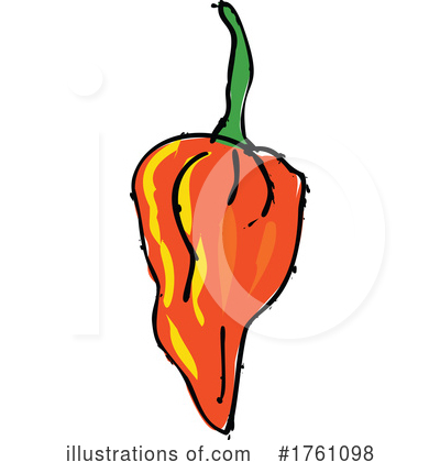 Royalty-Free (RF) Pepper Clipart Illustration by patrimonio - Stock Sample #1761098