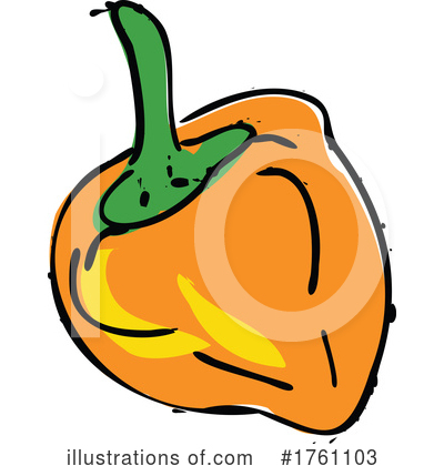 Royalty-Free (RF) Pepper Clipart Illustration by patrimonio - Stock Sample #1761103