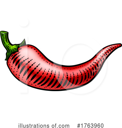 Chile Pepper Clipart #1763960 by AtStockIllustration