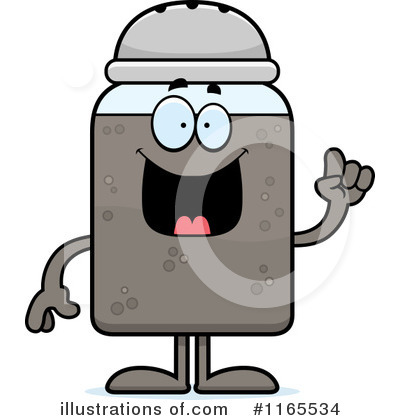 Royalty-Free (RF) Pepper Shaker Clipart Illustration by Cory Thoman - Stock Sample #1165534