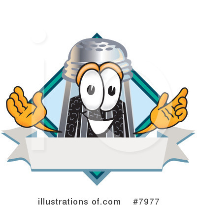 Royalty-Free (RF) Pepper Shaker Clipart Illustration by Mascot Junction - Stock Sample #7977