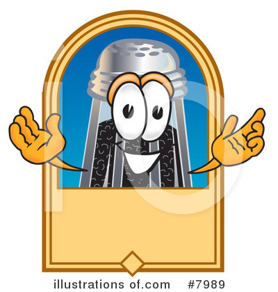 Royalty-Free (RF) Pepper Shaker Clipart Illustration by Mascot Junction - Stock Sample #7989
