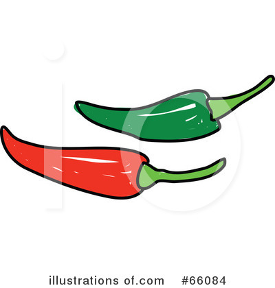 Royalty-Free (RF) Peppers Clipart Illustration by Prawny - Stock Sample #66084