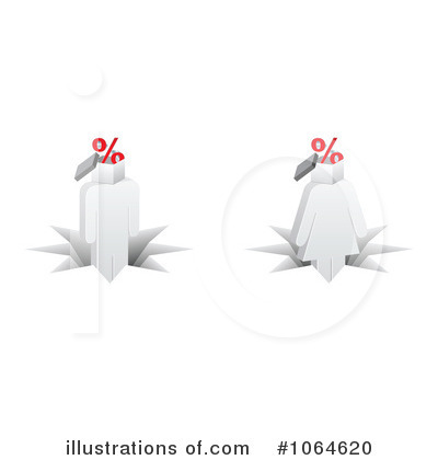 Royalty-Free (RF) Percentage Clipart Illustration by Andrei Marincas - Stock Sample #1064620