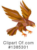 Peregrine Falcon Clipart #1385301 by patrimonio