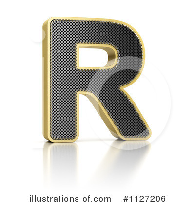 Royalty-Free (RF) Perforated Letter Clipart Illustration by stockillustrations - Stock Sample #1127206