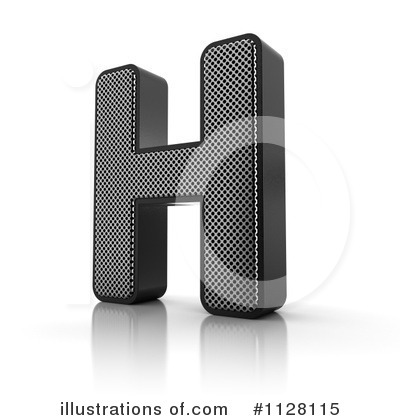 Royalty-Free (RF) Perforated Letter Clipart Illustration by stockillustrations - Stock Sample #1128115
