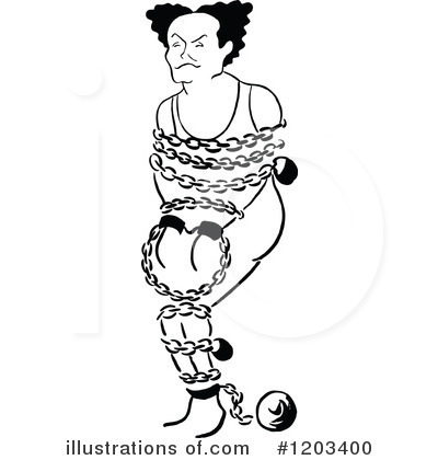Royalty-Free (RF) Person Clipart Illustration by Prawny Vintage - Stock Sample #1203400
