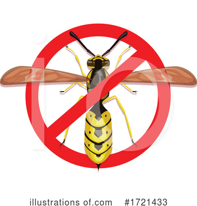 Wasp Clipart #1721433 by Vector Tradition SM