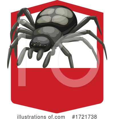 Spider Clipart #1721738 by Vector Tradition SM