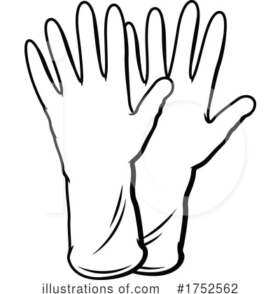 Gloves Clipart #1752562 by Vector Tradition SM