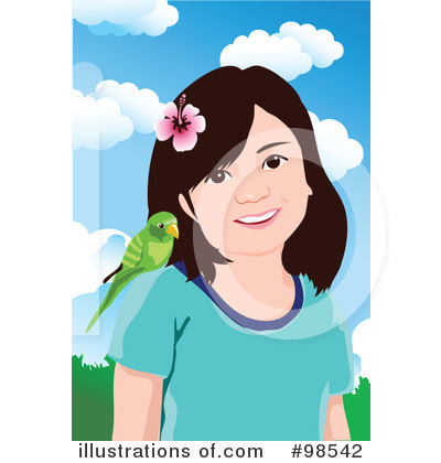 Royalty-Free (RF) Pet Bird Clipart Illustration by mayawizard101 - Stock Sample #98542