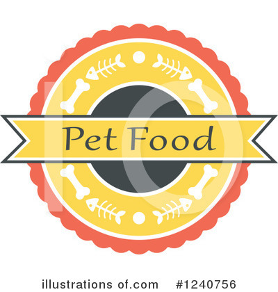 Royalty-Free (RF) Pet Food Clipart Illustration by Vector Tradition SM - Stock Sample #1240756