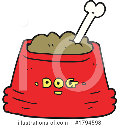 Royalty-Free (RF) Pet Food Clipart Illustration by lineartestpilot - Stock Sample #1794598
