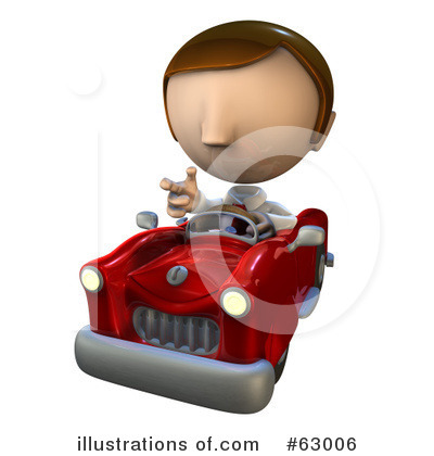 Driving Clipart #63006 by AtStockIllustration