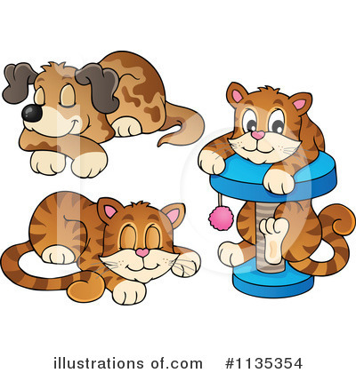 Royalty-Free (RF) Pets Clipart Illustration by visekart - Stock Sample #1135354