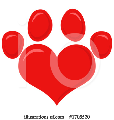 Heart Clipart #1705520 by Hit Toon