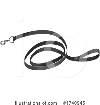 Dog Leash Clipart #1740945 by Vector Tradition SM