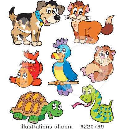 Royalty-Free (RF) Pets Clipart Illustration by visekart - Stock Sample #220769