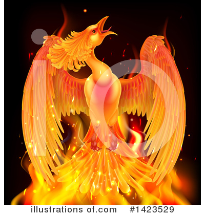 Phoenix Clipart #1423529 by AtStockIllustration