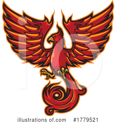 Phoenix Clipart #1779521 by Vector Tradition SM