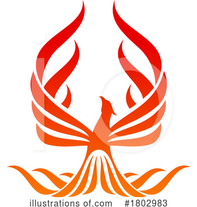 Royalty-Free (RF) Phoenix Clipart Illustration by Vector Tradition SM - Stock Sample #1802983