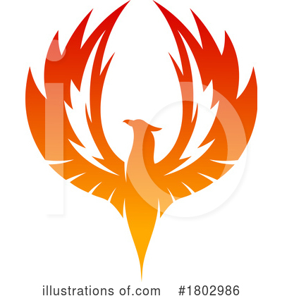 Royalty-Free (RF) Phoenix Clipart Illustration by Vector Tradition SM - Stock Sample #1802986