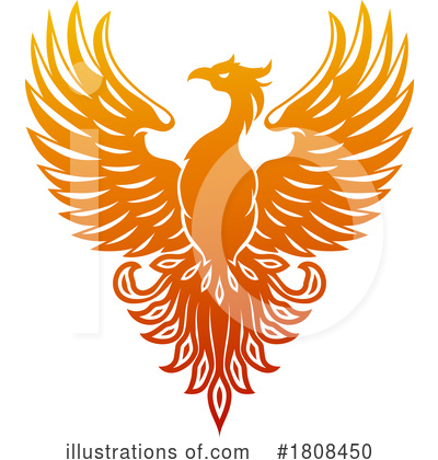 Royalty-Free (RF) Phoenix Clipart Illustration by AtStockIllustration - Stock Sample #1808450