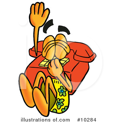 Royalty-Free (RF) Phone Clipart Illustration by Mascot Junction - Stock Sample #10284