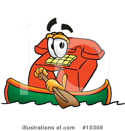 Royalty-Free (RF) Phone Clipart Illustration by Mascot Junction - Stock Sample #10308