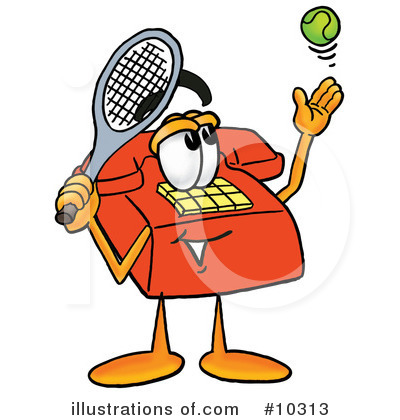 Royalty-Free (RF) Phone Clipart Illustration by Mascot Junction - Stock Sample #10313