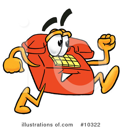 Royalty-Free (RF) Phone Clipart Illustration by Mascot Junction - Stock Sample #10322