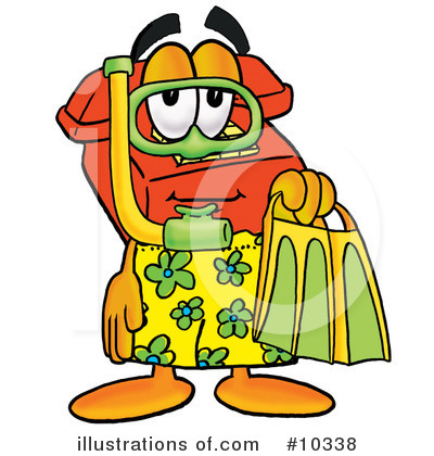 Royalty-Free (RF) Phone Clipart Illustration by Mascot Junction - Stock Sample #10338