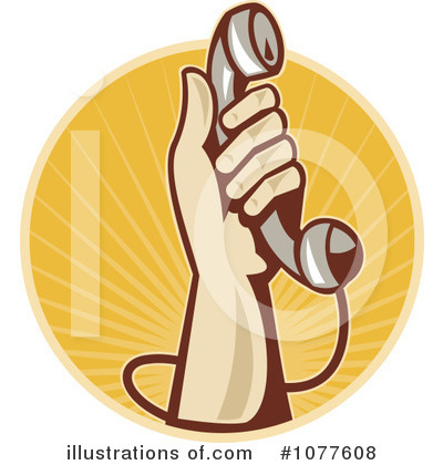 Royalty-Free (RF) Phone Clipart Illustration by patrimonio - Stock Sample #1077608