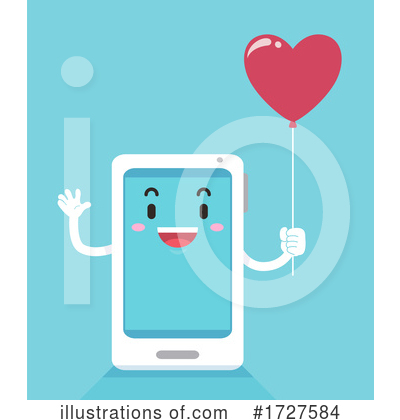 Royalty-Free (RF) Phone Clipart Illustration by BNP Design Studio - Stock Sample #1727584