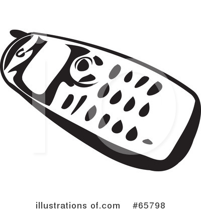 Royalty-Free (RF) Phone Clipart Illustration by Prawny - Stock Sample #65798