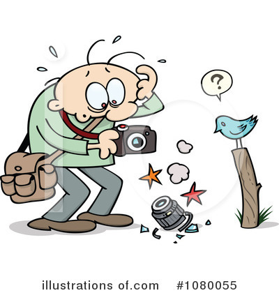 Royalty-Free (RF) Photographer Clipart Illustration by gnurf - Stock Sample #1080055