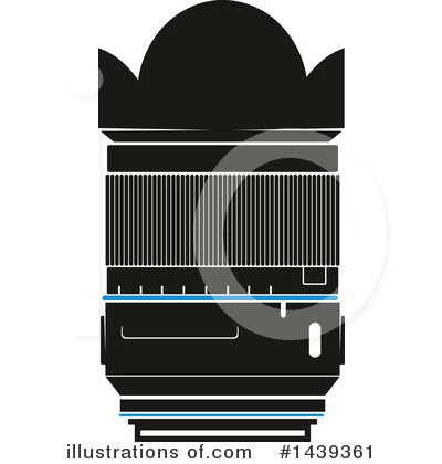 Camera Lens Clipart #1439361 by Vector Tradition SM