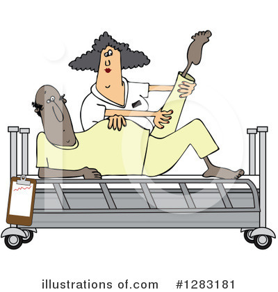 Royalty-Free (RF) Physical Therapy Clipart Illustration by djart - Stock Sample #1283181