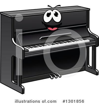 Royalty-Free (RF) Piano Clipart Illustration by Vector Tradition SM - Stock Sample #1301856