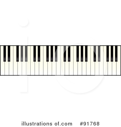 Royalty-Free (RF) Piano Clipart Illustration by michaeltravers - Stock Sample #91768